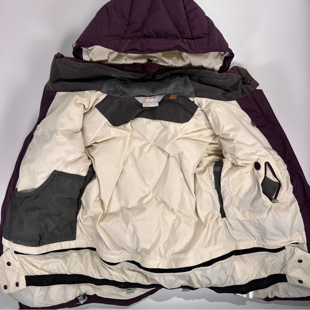 Cloudveil Women’s Ski Jacket RECCO Goose Down Plum S - Picture 14 of 16